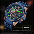 NAVIFORCE 9165 Fashion Casual Steel Men's Quartz Analog Wristwatch Waterproof Military Army Sport Watches Male Clock Outdoor